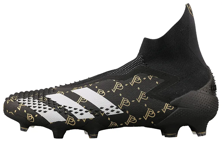 Adidas PREDATOR 20+ FG Firm Ground Natural Grass Soccer Shoes Men's Black Gold