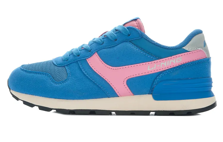 Li Ning Glory Series Textile, Synthetic Leather Comfortable Cushioning Slip Resistant Abrasion Resistant Low top