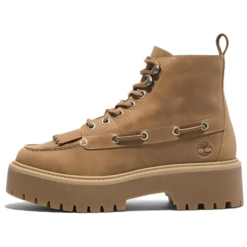 Timberland Short Combat Boots Women's Wheat