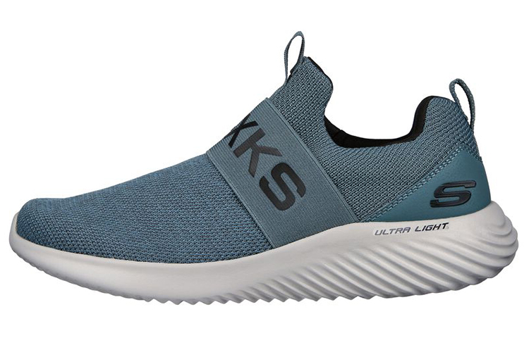 Skechers Bounder Casual Shoes Men's Low Top Blue