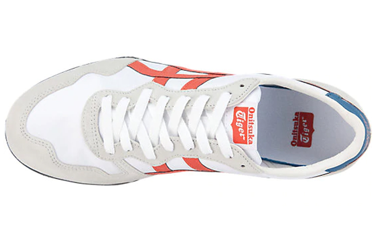 Кроссовки Onitsuka Tiger SERRANO (бело-красные) — фото 5