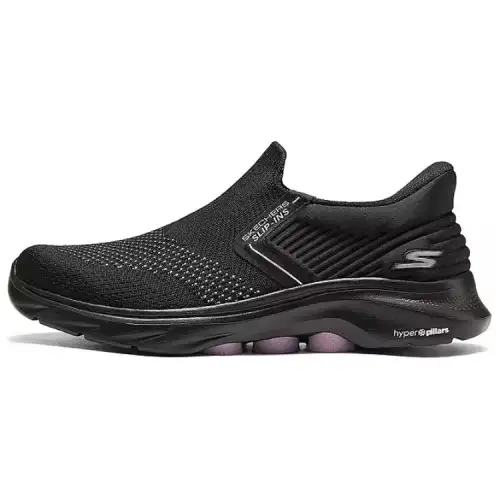 Skechers GO WALK 7 Abrasion Resistant Breathable Low top Casual Shoes Women's Black Pink