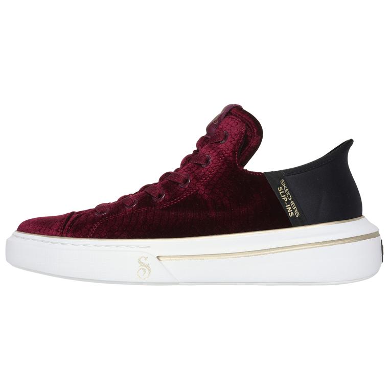 Snoop Dogg x Skechers Snoop One Cushioning, Wear Resistant Low top Casual Shoes Men's Dark Red