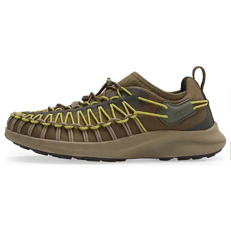 Keen Uneek Cushioning Slip Resistant Abrasion Resistant Low top Casual Shoes Men's Green