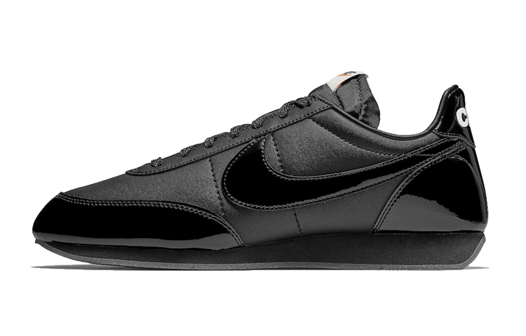 Кеды COMME DES GARCONS SHIRT x Nike Night Track (черные) — фото 1