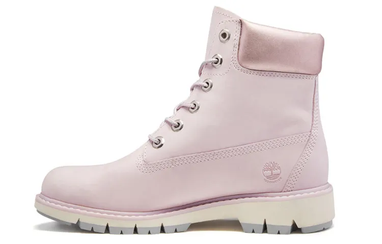 Timberland 6 Inch Premium Boot 'Light Pink Metallic Collar' Women's