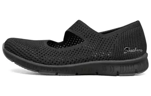 Skechers Be Cool Mesh, Textile Cushioning Breathable Support Rebound Low top Casual Shoes Women's Black