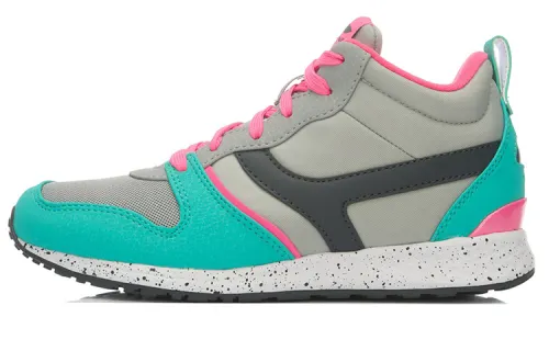 Li Ning Casual Shoes Women's Mid Top Blue/Gray