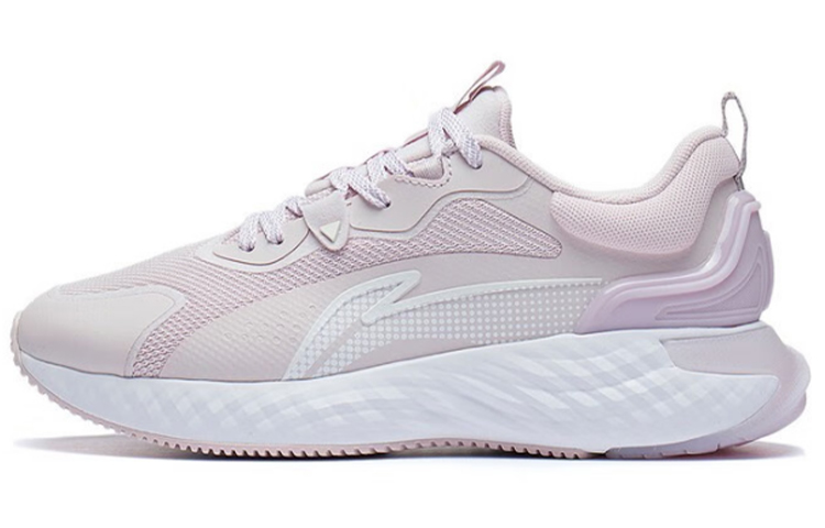 Li Ning Casual Shoes Women's Low Top Quiet Purple