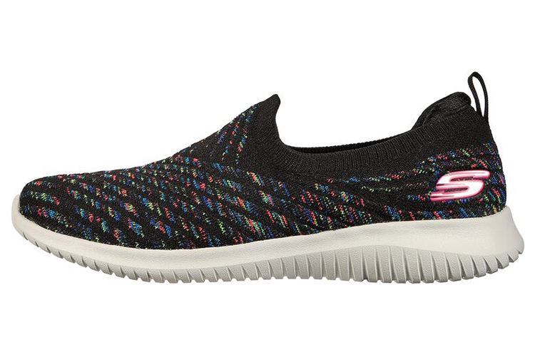 Skechers Ultra Flex 1.0 Casual Shoes Women's Low Top Black/Colorful Color
