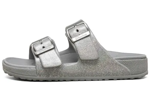 Skechers Slide Slippers Women's Silver Gray
