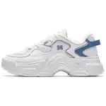 Anta Abrasion Resistant Slip Resistant Coverage Low top Casual Shoes Women's White Blue