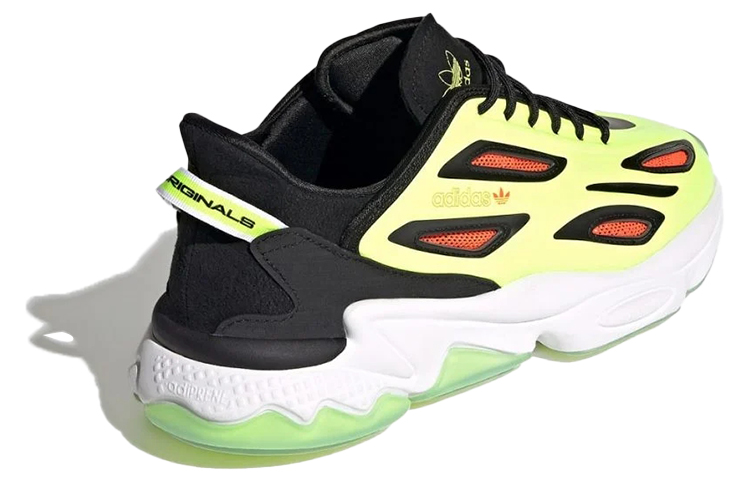 Кроссовки adidas originals Ozweego Celox (черно-зеленые) — фото 4