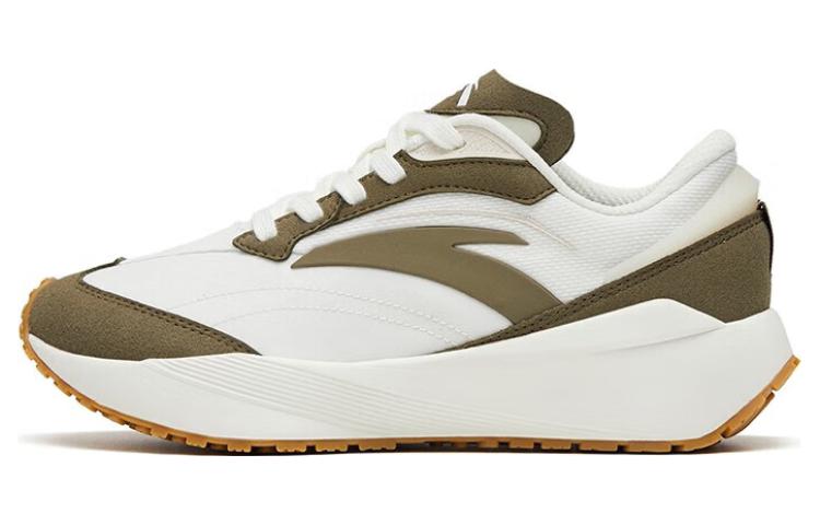 Anta Rock Candy Abrasion Resistant Breathable Low top Casual Shoes Women's White Green