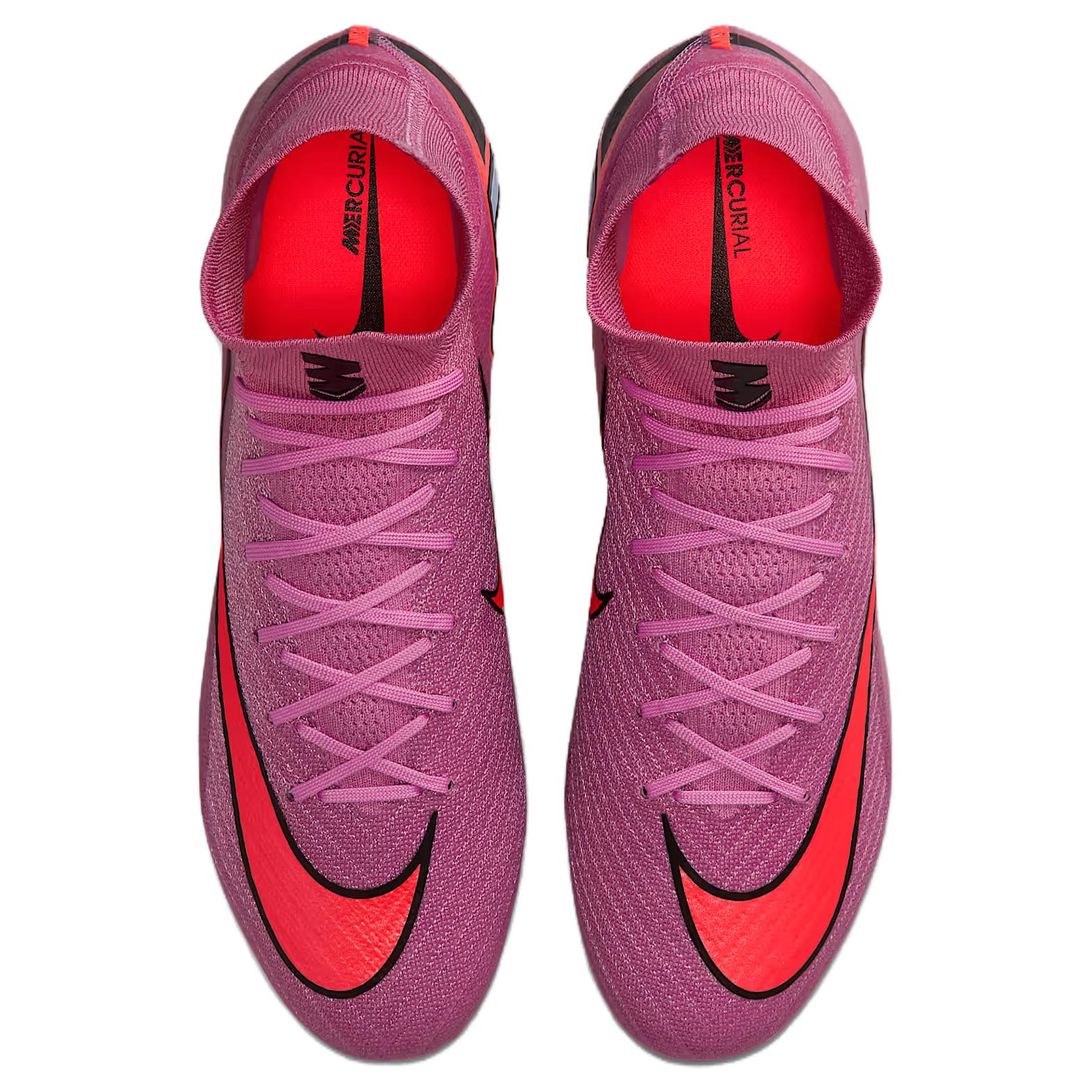 Nike Mercurial Superfly 10 FG Firm Ground Support Soccer Shoes Unisex Fuchsia