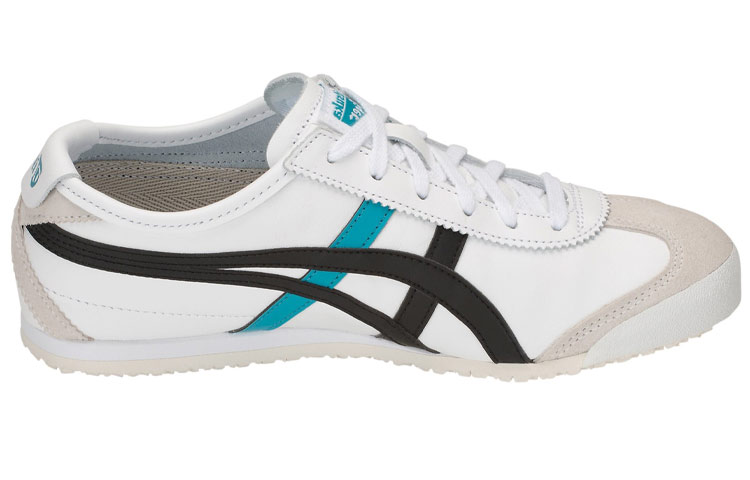 Кроссовки Onitsuka Tiger MEXICO 66 (бело-черно-синие) — фото 2