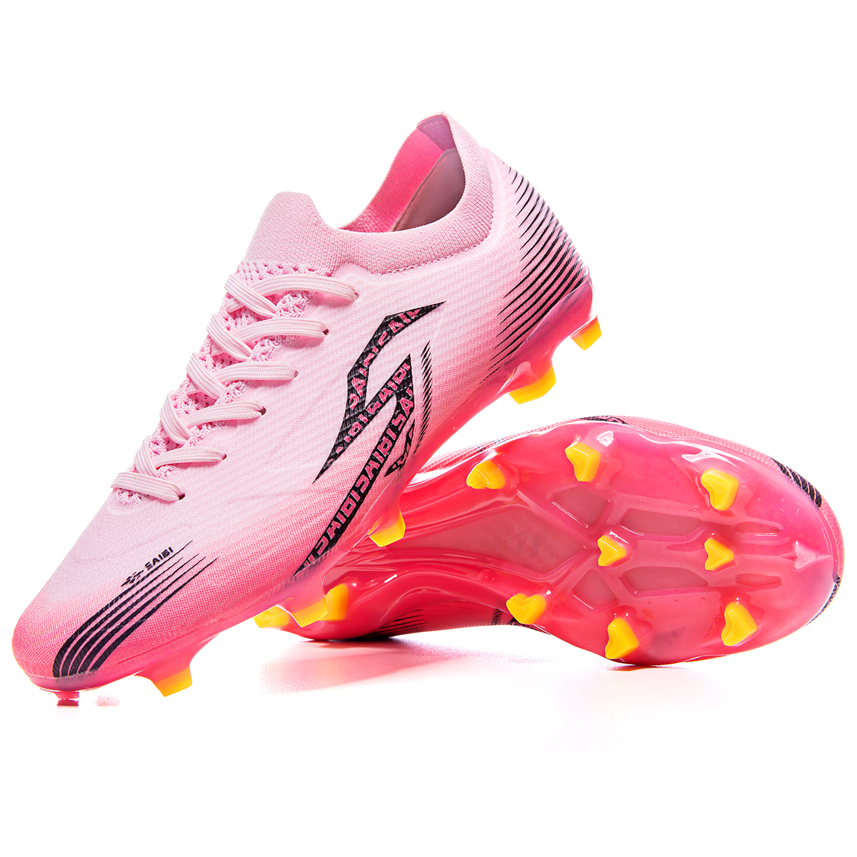 Saibi AG Artificial Ground FG Firm Ground Fabric Soccer Shoes Unisex