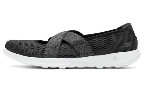 Skechers GO WALK Lite Lightweight, Rebound, And Breathable Low top Sports Casual Shoes Women's Black