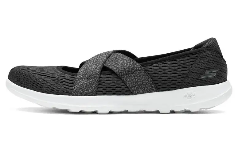Skechers GO WALK Lite Lightweight, Rebound, And Breathable Low top Sports Casual Shoes Women's Black