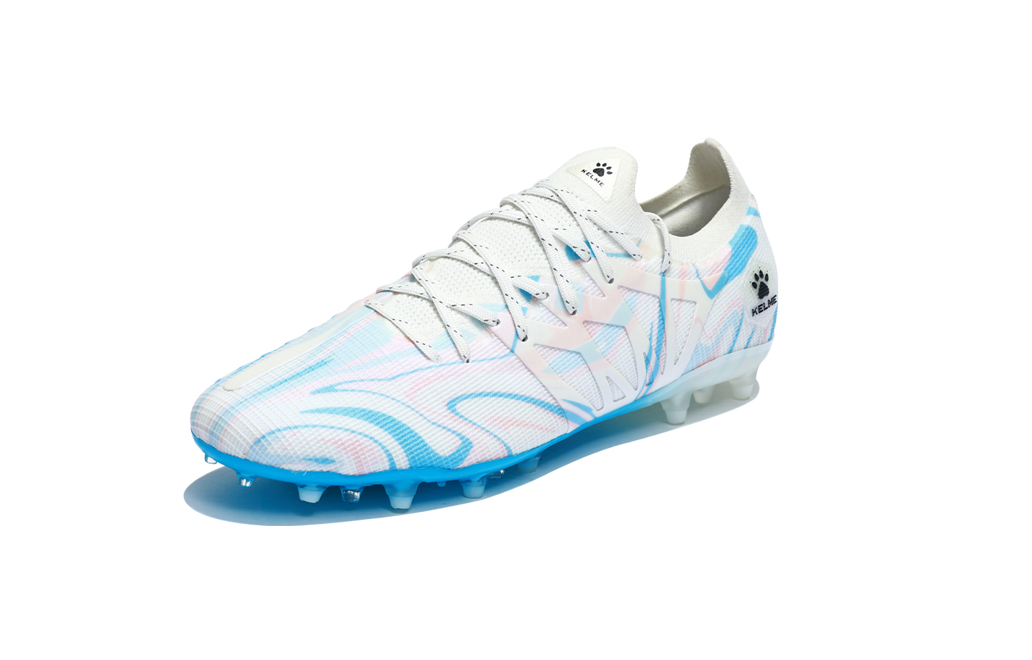 KELME Lightning 3.0 MG Multi Ground Soccer Shoes Unisex White Multicolor