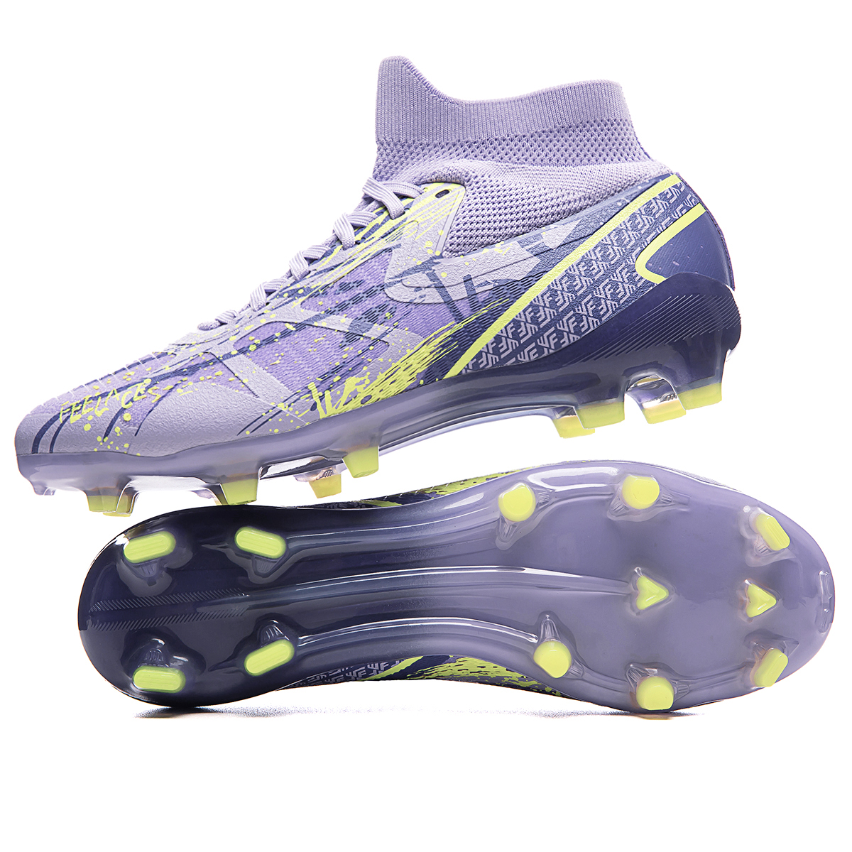 Saibi FG Firm Ground Soft Ground Support Impact Resistant Anti Twist Support Impact Resistant Anti Twist Soccer Shoes