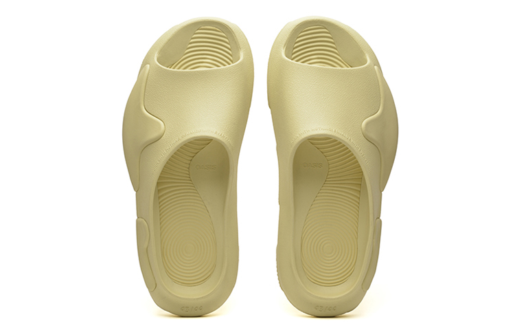 EQLZ EQUALIZER Oasis Comfortable Slide Slippers Unisex Dusty Yellow