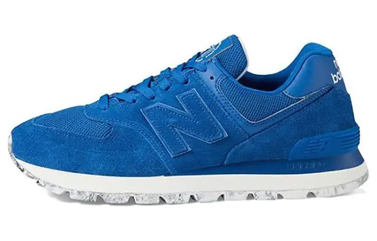 New Balance NB 574 Cushioning Breathable Low top Running Shoes Men's Blue