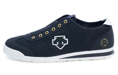 DESCENTE Chron Tempo Slip on Cushioning Abrasion Resistant Breathable Rebound Lightweight Low top Casual Shoes Unisex
