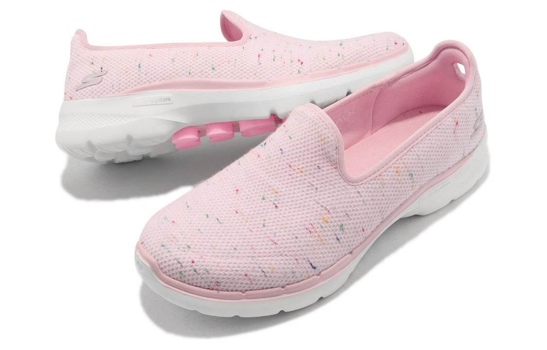 Skechers Go Walk 5 Versatile Cushioning Abrasion Resistant Cushioning, Wear Resistant Low top Casual Shoes Women’s Pink