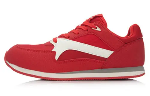 Li Ning Casual Shoes Women's Low Top Red