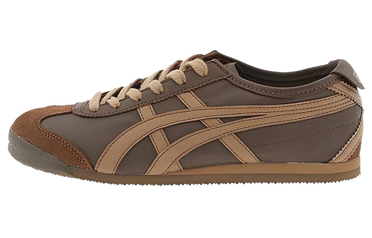 Onitsuka Tiger MEXICO 66 Slip Resistant Abrasion Resistant Low top Casual Shoes Unisex Tan