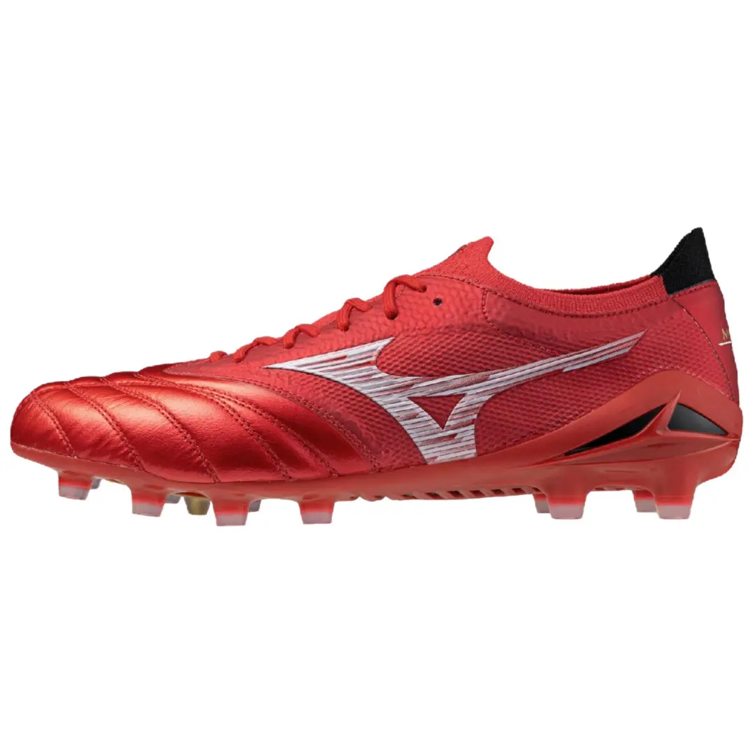 Mizuno Morelia Neo 4 Comfortable And Trendy Abrasion Resistant Soccer Shoes Unisex Red