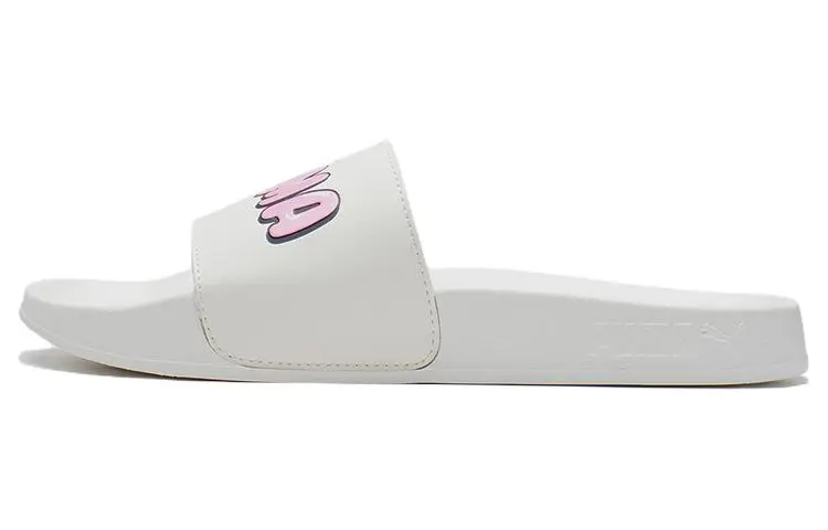 PUMA Leadcat 2.0 Rubber Slip Resistant Slide Slippers Unisex White Pink
