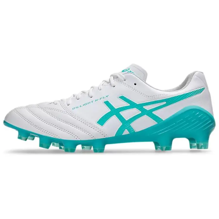 ASICS DS LIGHT X FLY 5 Comfortable Natural Grass Soccer Shoes Men's White