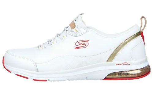 Skechers SKECH AIR Casual Shoes Women's Low Top White/Red
