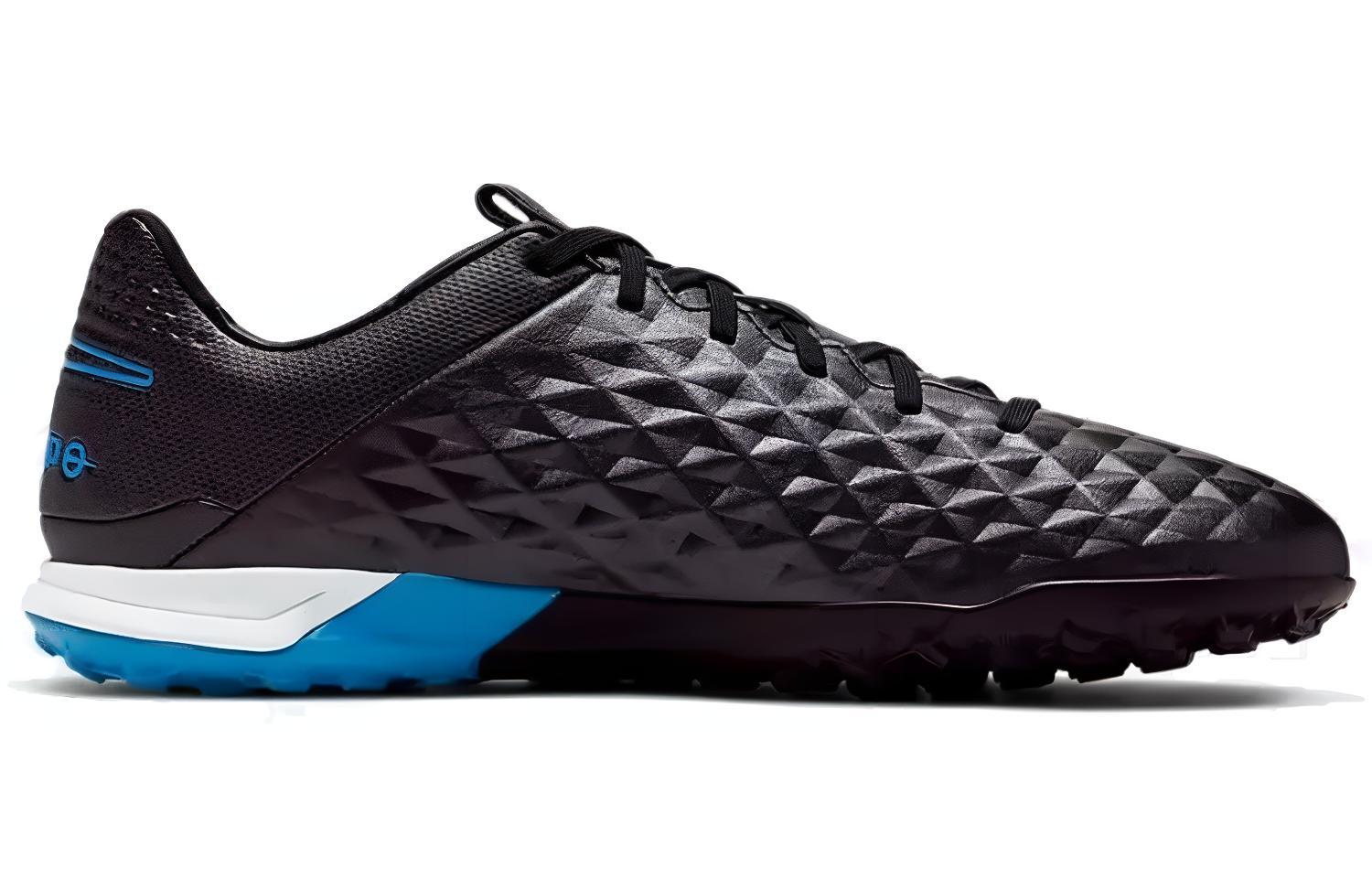 Бутсы Nike Tiempo Legend 8 Pro (черно-синие) — фото 2