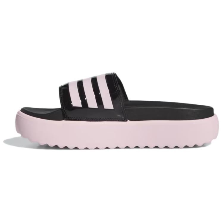 Adidas Wmns Adilette Platform Slide 'Black Clear Pink' Women's