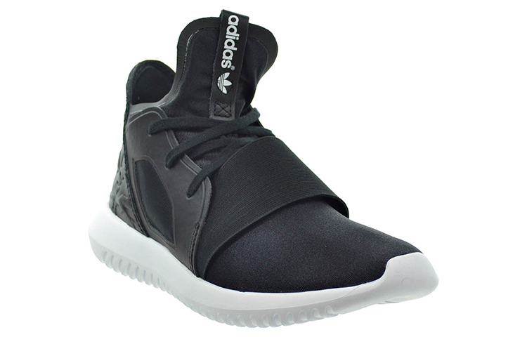 Женские кроссовки adidas originals Tubular Defiant (древесно-угольные) — фото 3