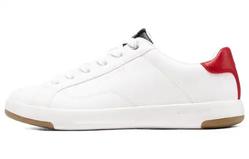 Skechers C Lites Synthetic Leather Sports Low top Casual Shoes Women's White Red