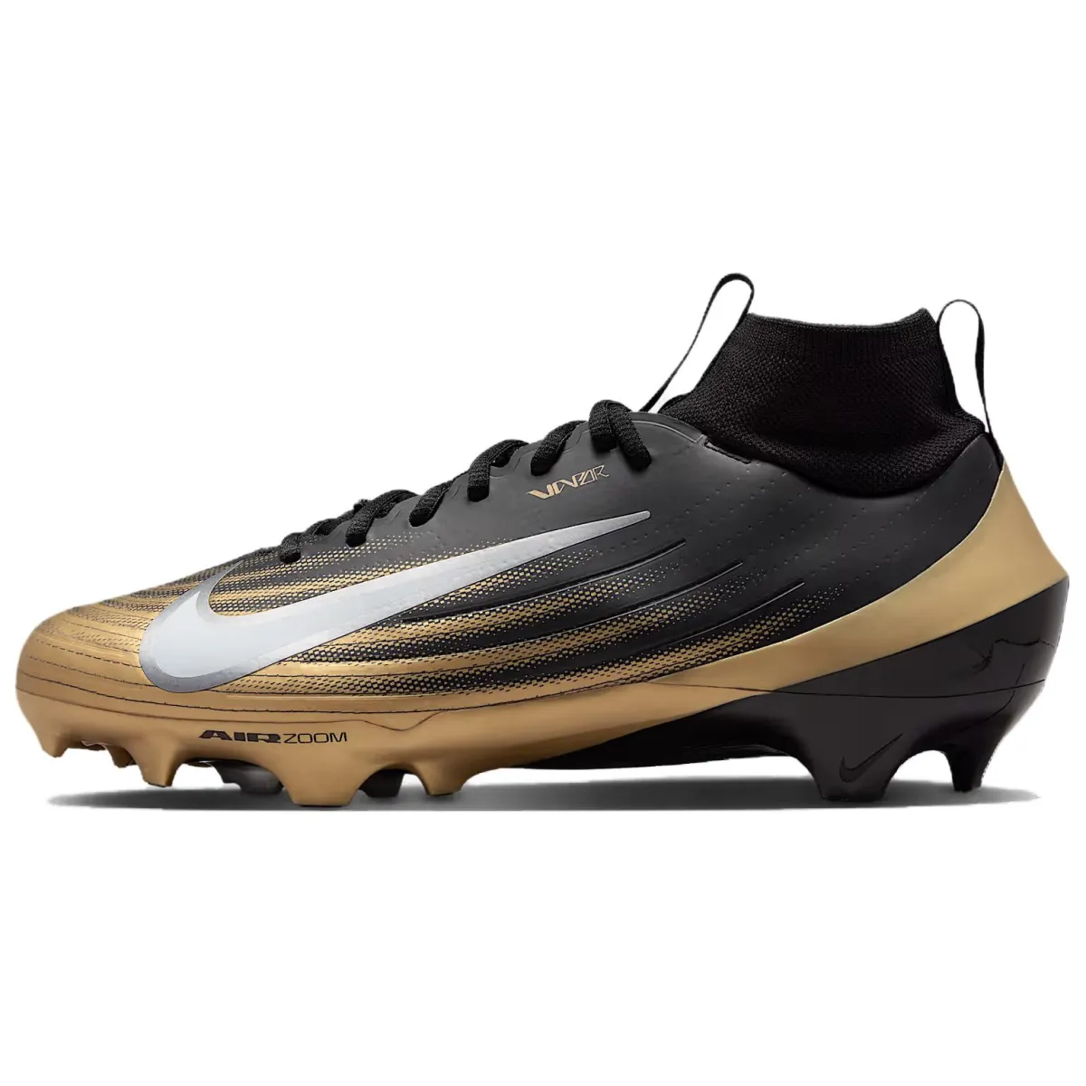 Nike Vapor Pro 1 Abrasion Resistant Abrasion Resistant Soccer Shoes Unisex Black Gold