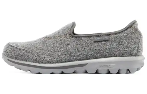Skechers Go Walk 5 GO WALK Travel Fabric Lightweight Low top Casual Shoes Women's Charcoal Gray