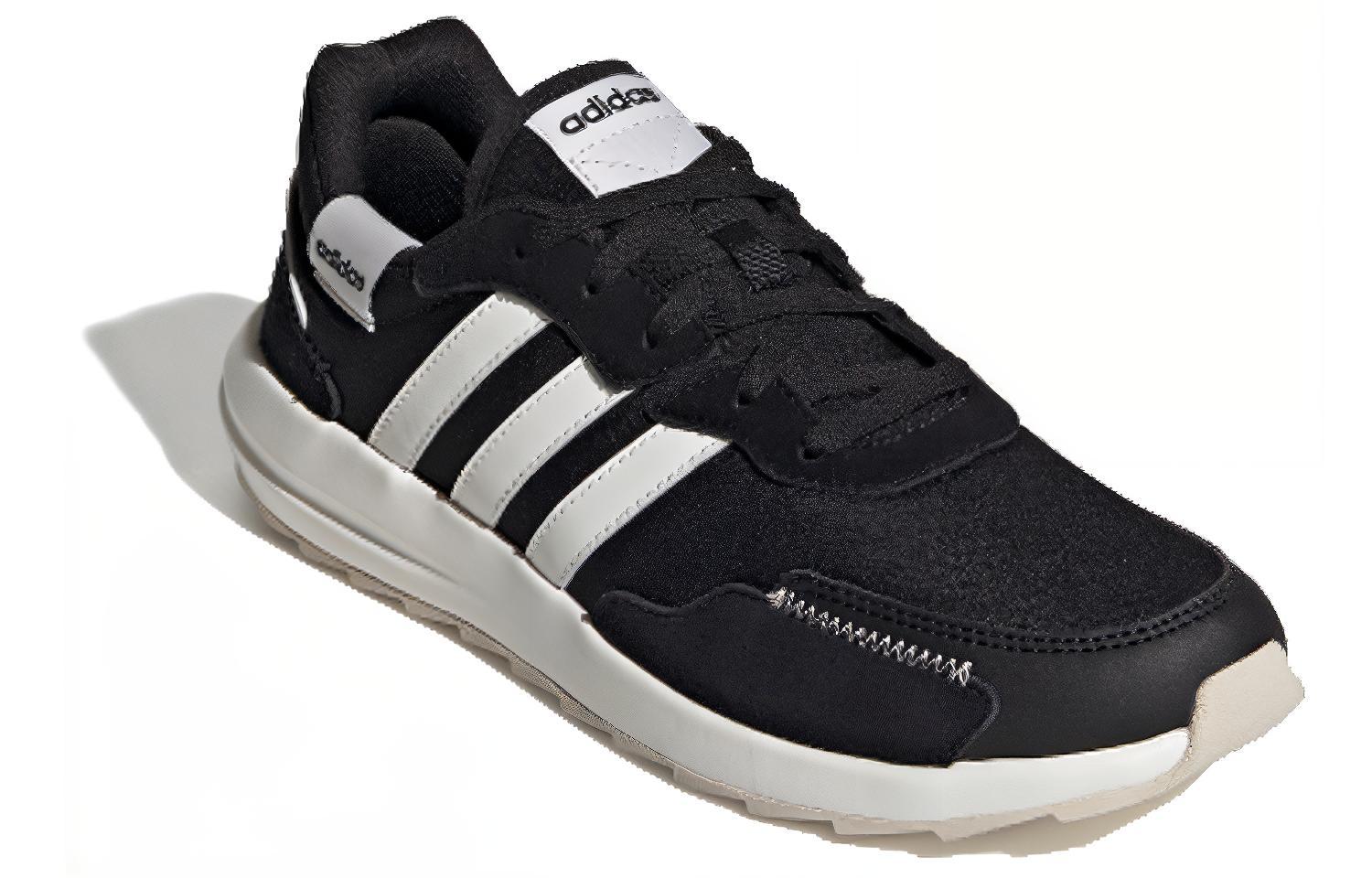 Женские кроссовки adidas neo Retrorun (черно-белые) — фото 2