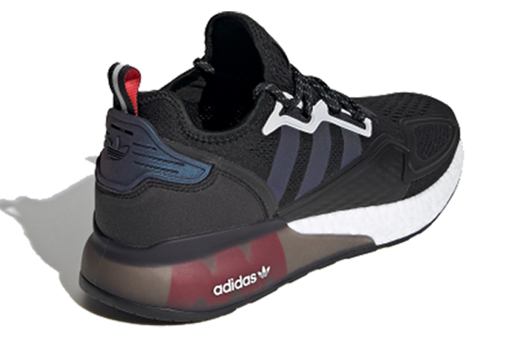 Кроссовки adidas originals ZX 2K Boost (черные) — Чёрный — фото 3