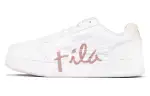 FILA Unisex Straw Logo Cushioning, Wear Resistant Low top Casual Shoes Women's White