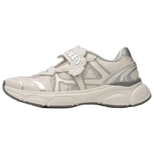 MLB New York Yankees Slip Resistant Abrasion Resistant Low top Casual Shoes Unisex Beige Gray