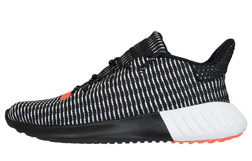 Кроссовки adidas originals Tubular Dusk (черно-бело-красные) — Чёрный / белый / красный — фото 1