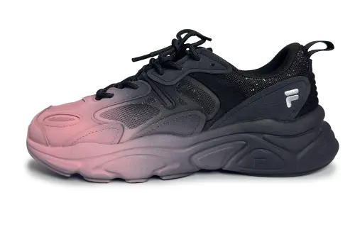 FILA Mars 2 Mars 2.0 Pink Sweetheart Slip Resistant Height Increasing Low top Casual Shoes Unisex Black