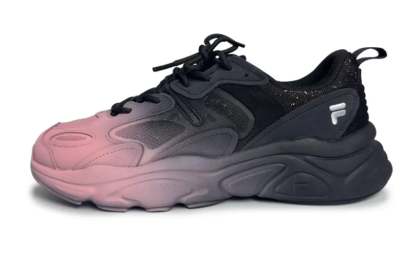 FILA Mars 2 Mars 2.0 Pink Sweetheart Slip Resistant Height Increasing Low top Casual Shoes Unisex Black