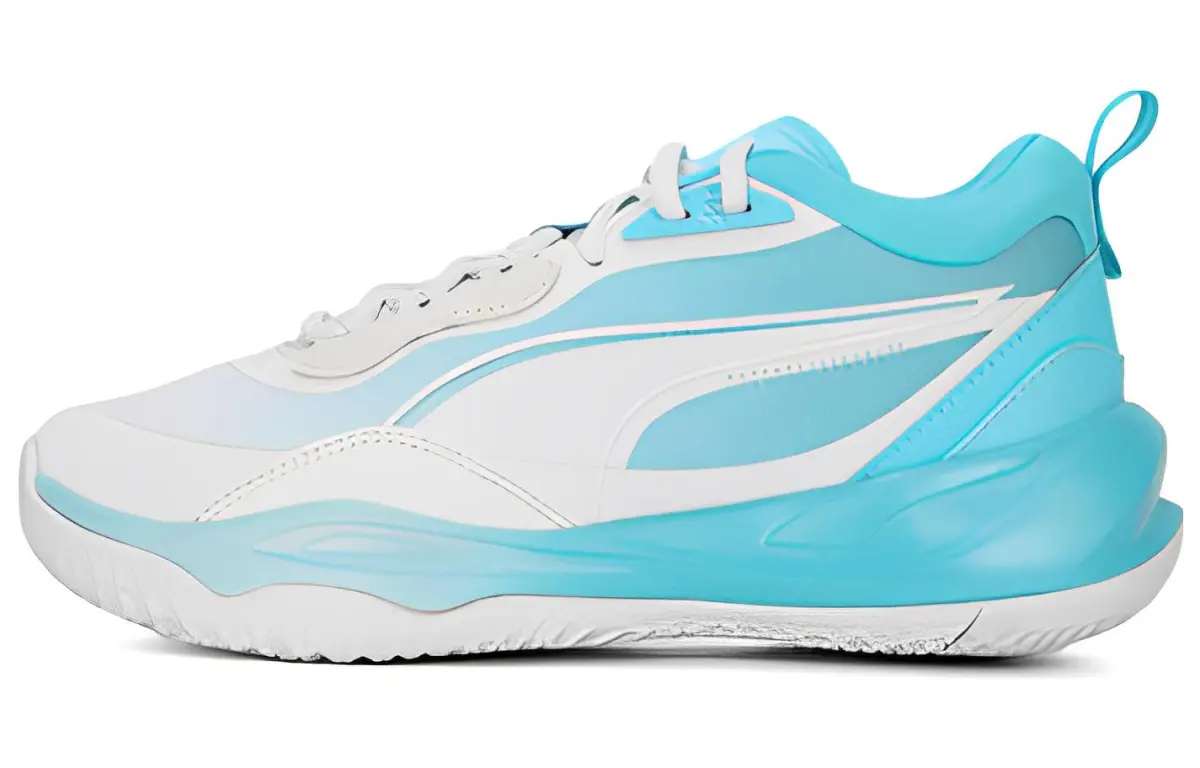PUMA Sport Shoes 'White Blue'