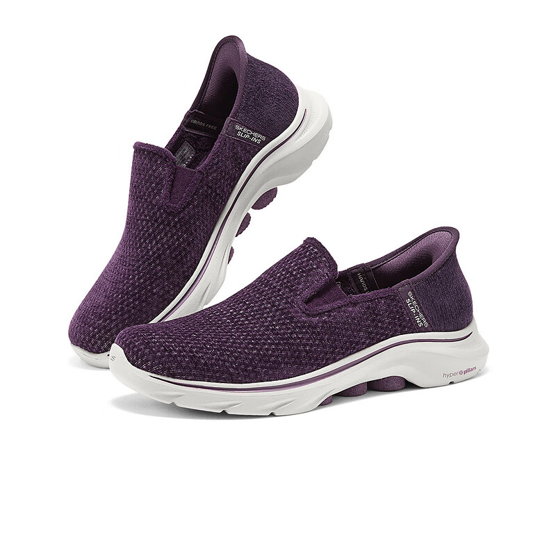 Skechers Women’s GO WALK Low top Casual Shoes Women’s Burgundy